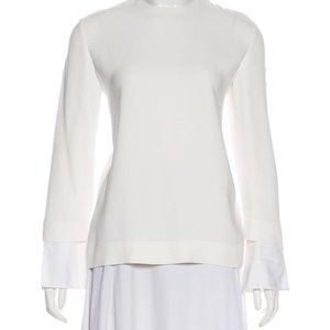 The Row White Blouse Size 2